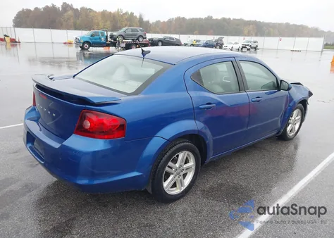 2012 Dodge Avenger Sxt from USA, damaged, VIN 1C3CDZCB0CN148275